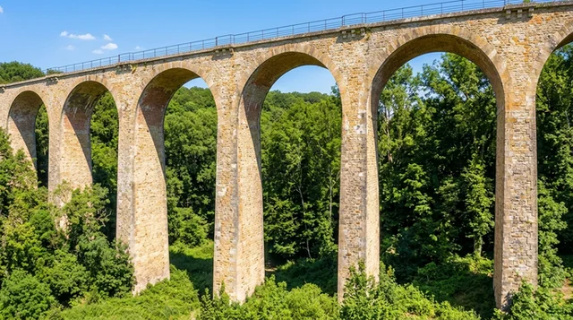Les grandes arches du Viaduc des Fauvettes